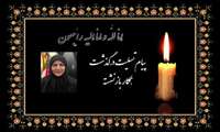 پیام تسلیت درگذشت همکار عزیزدانشکده خانم زبیده برغمدی