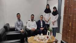 بازدید سرپرست معاونت پشتیبانی دانشکده از کلینیک شهید قاضی طباطبایی