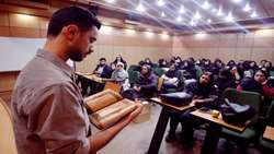 برگزاری مراسم بزرگداشت روز حافظ در دانشکده دندانپزشکی دانشگاه علوم پزشکی شهیدبهشتی