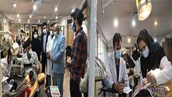 معاینه و غربالگری کودکان اقشار آسیب پذیر در دانشکده دندانپزشکی شهید بهشتی